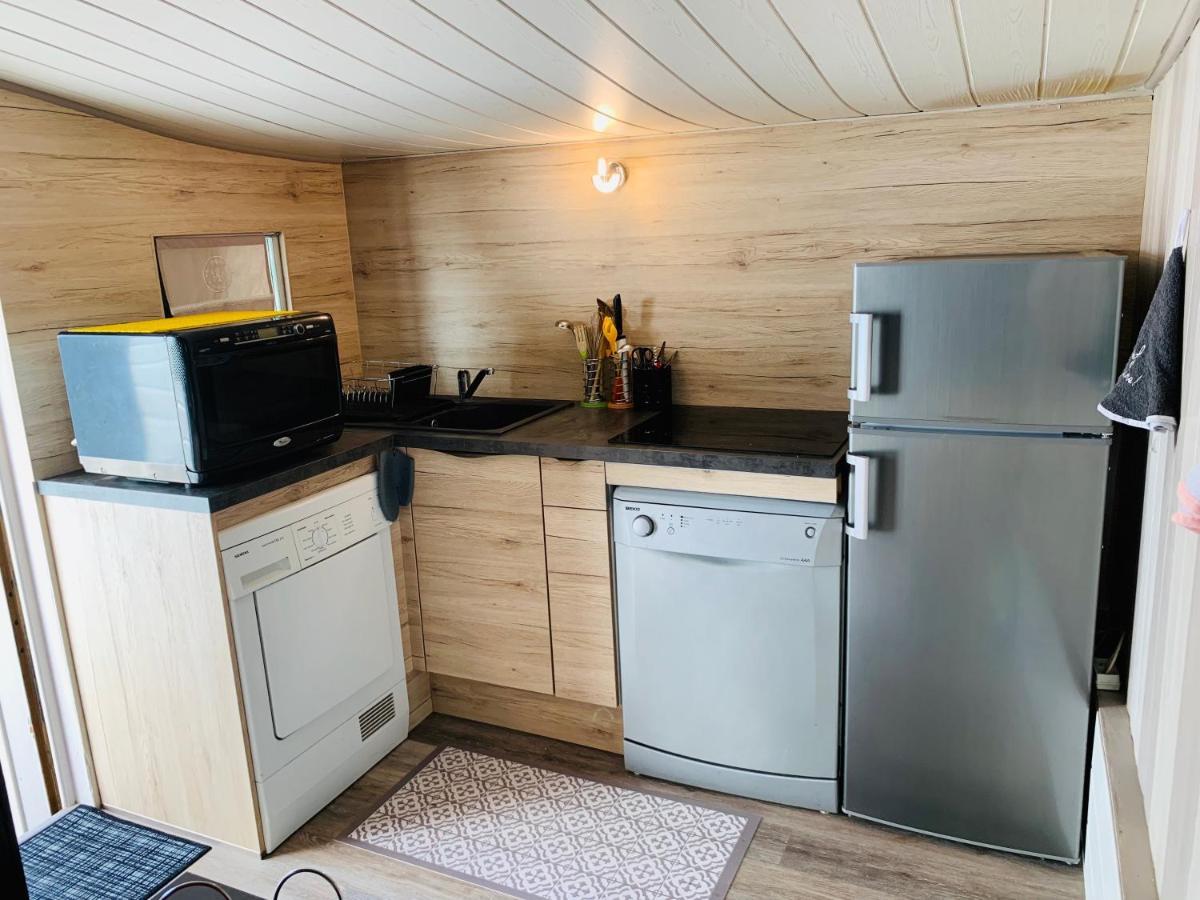 Chalet bord de mer 6 couchages Villa Merville-Franceville-Plage Buitenkant foto