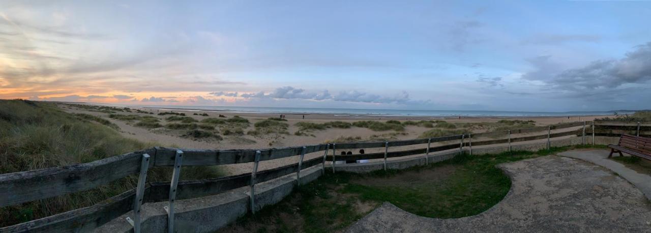 Chalet bord de mer 6 couchages Villa Merville-Franceville-Plage Buitenkant foto