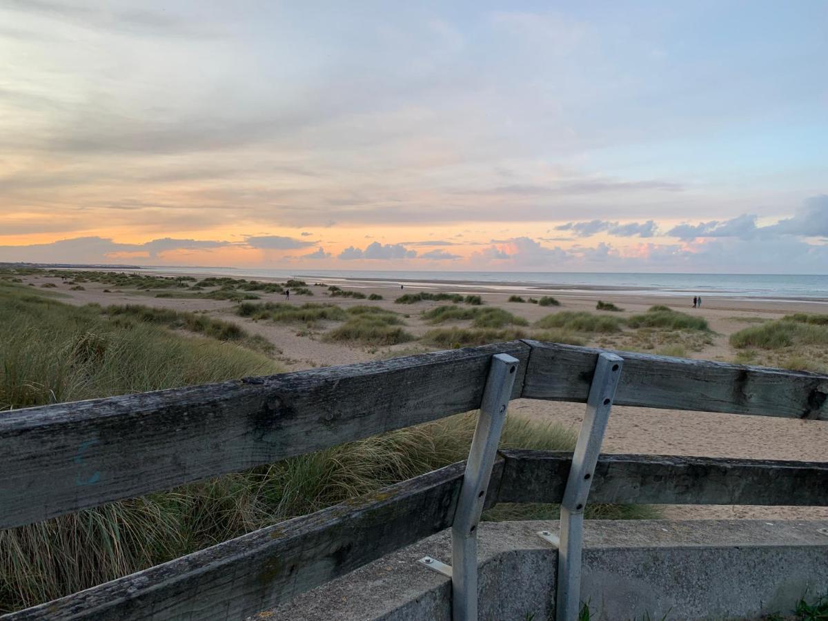 Chalet bord de mer 6 couchages Villa Merville-Franceville-Plage Buitenkant foto