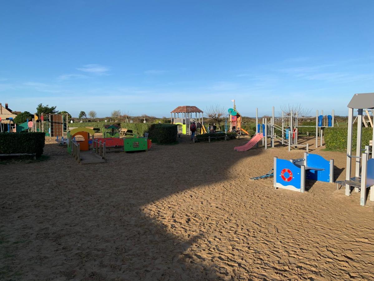 Chalet bord de mer 6 couchages Villa Merville-Franceville-Plage Buitenkant foto